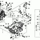 CRF1000A Картер двигателя