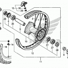 CRF250R Переднее колесо