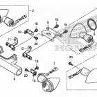 VT750C2B Задний фонарь