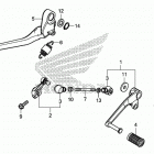 CB1100CA Педали
