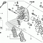 VFR1200X Передний тормоз правый