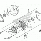CRF125FB Масляный насос