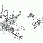 XR650L Вилка переключения передач