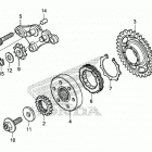 CRF250X Муфта стартера