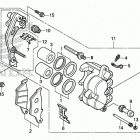 CRF125FB Передний суппорт