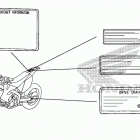 CRF450X Лейбл предостережения
