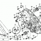 CTX700D Крышка картера правая