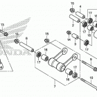CRF125FB Задние амортизаторы