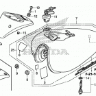 VT750C2B Топливный бак