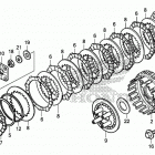 VT750C2B Сцепление