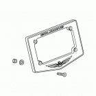 GL1800 License plate frame