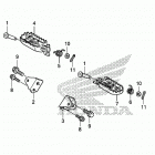 CRF250X Подножки