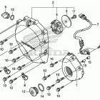 CB1100CA Крышка картера правая