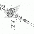CRF250X Валансирный вал