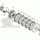 CRF150F Сцепление