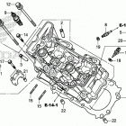 VFR1200X Головка цилиндров передняя