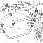 GL1800 Патрубки охлаждения