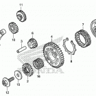 CRF450X Муфта стартера