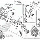 GL1800 Передний тормоз правый