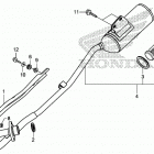 CRF125FB Глушиель