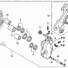 GL1800B Передний тормозной суппорт левый