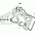 NC700X Крышка головки цилиндров
