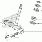 CRF150F Траверса нижняя