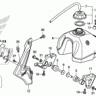 CRF125FB Топливный бак