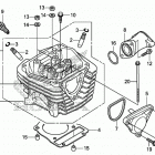 CRF125FB Головка цилиндров