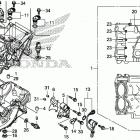 NC700X Картер двигателя