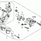CRF250R Задний суппорт