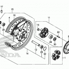 CRF1000A Переднее колесо