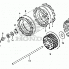 CRF450X Сцепление