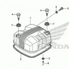 CRF150F Крышка головки цилиндров