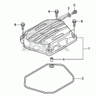 CRF125FB Крышка головки цилиндров