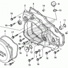 CRF250X Крышка картера правая