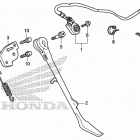 VT750C2B Подножка