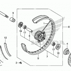 CRF125FB Переднее колесо