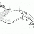 CB1100CA Крыло переднее