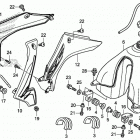 CRF150F Топливный бак