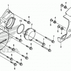 CB1100CA Крышка картера левая
