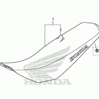 CRF125FB Сиденье