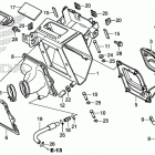CRF125FB Воздушный фильтр