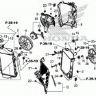 CRF1000A Радиатор