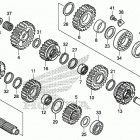 CRF450X Трансмиссия