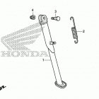 CRF150F Подножка