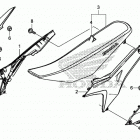 CRF250R Сидение и обтекатели сидения