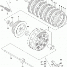 SV650,A,XA Сцепление