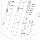 SV650,A,XA Front fork damper (sv650al9 e28)