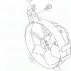 DR,Z400S Вентилятор радиатора